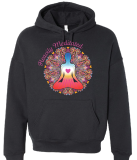 Image of TapIn2You's Heavily Meditated Black Hoodie