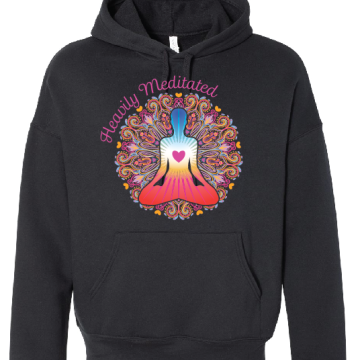 Image of TapIn2You's Heavily Meditated Black Hoodie