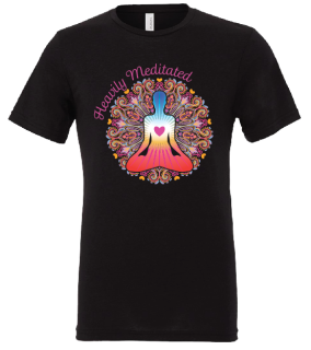Image of TapIn2You's Heavily Meditated Black T-shirt